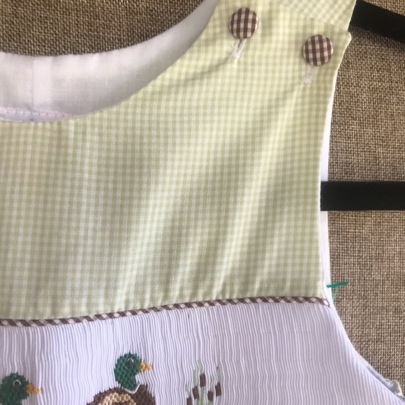 Stellybelly overalls duck embroidered (3T) - Picture 4 of 6